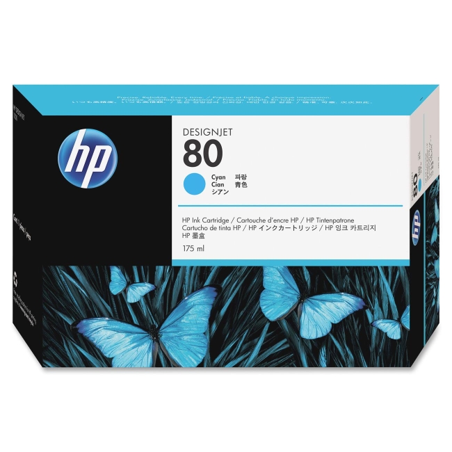 HP Cyan Ink Cartridge C4846A 80