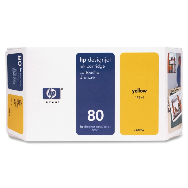 HP Yellow Ink Cartridge C4848A 80