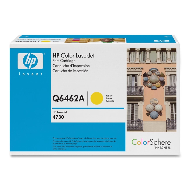 HP Yellow Original LaserJet Toner Cartridge Q6462A 644A