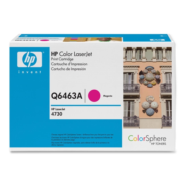 HP Magenta Original LaserJet Toner Cartridge Q6463A 644A