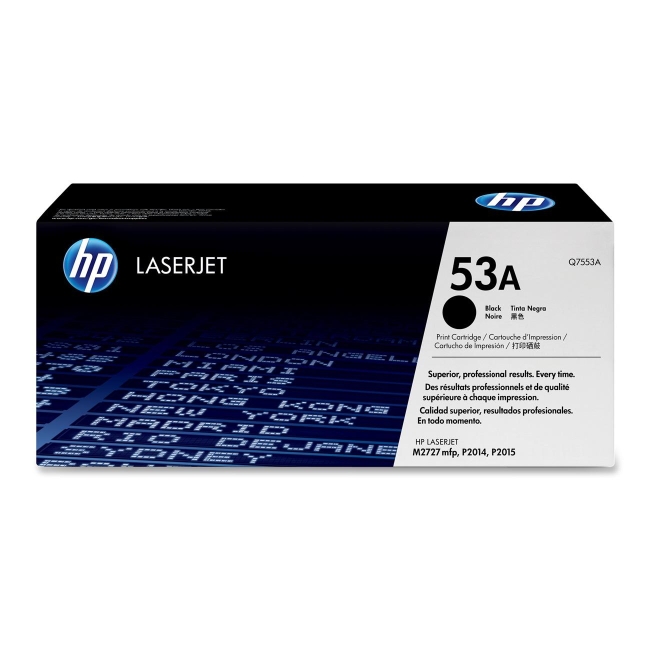 HP (Q75) Black Original LaserJet Toner Cartridge Q7553A 53A