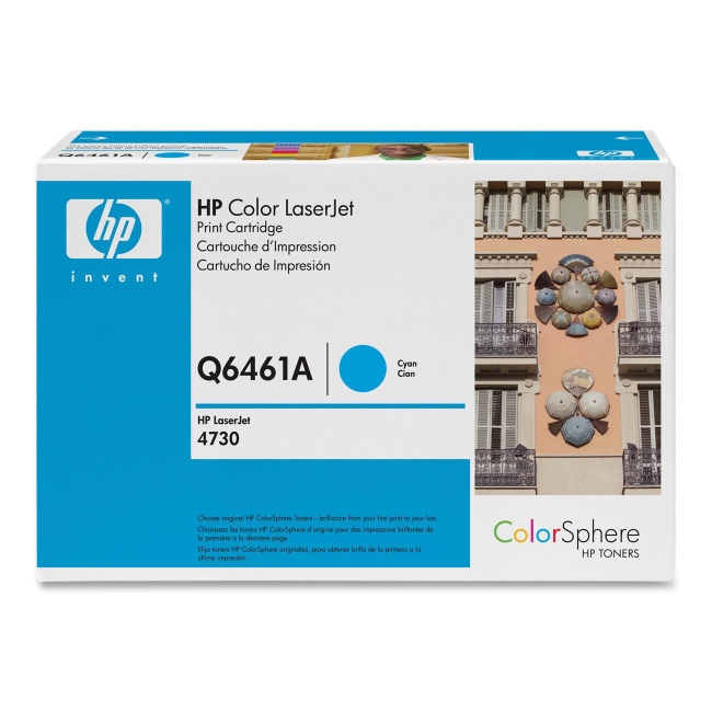 HP Cyan Original LaserJet Toner Cartridge Q6461A 644A