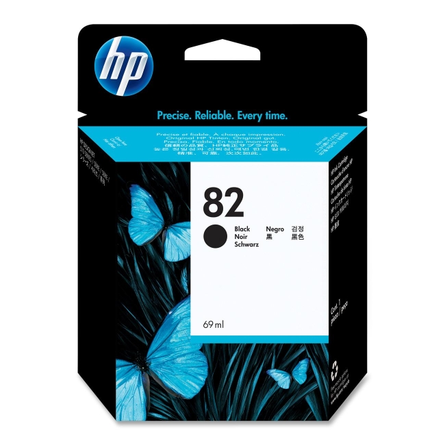 HP Black Ink Cartridge CH565A 82