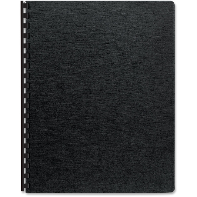 Fellowes Linen Presentation Covers - Oversize, Black, 200 Pack 52115
