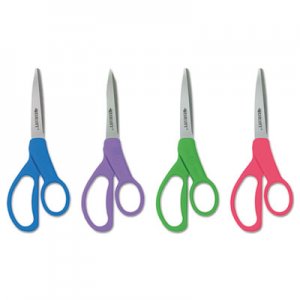 Westcott Student Scissors With Antimicrobial Protection, Assorted Colors, 7" Long ACM14231 14231