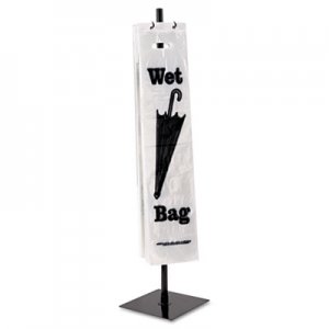 Tatco Wet Umbrella Bag Stand, Powder Coated Steel, 10w x 10d x 40h, Black TCO57019 57019