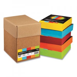 Astrobrights Color Paper - Five-Color Mixed Reams, 24lb, 8 1/2 x 11, 5 Colors, 2500 Sheets WAU22999 22999