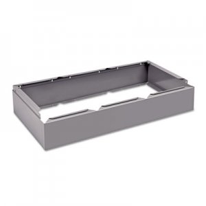 Tennsco Three Wide Closed Locker Base, 36w x 18d x 6h, Medium Gray TNNCLB3618MG CLB3618MG