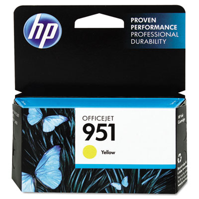 HP 951, (CN052AN) Yellow Original Ink Cartridge HEWCN052AN CN052AN