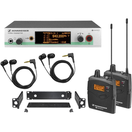 Sennheiser Wireless Microphone System 504278 EW300-2IEMG3-A