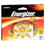 Energizer Hearing Aid Battery AZ10DP-24