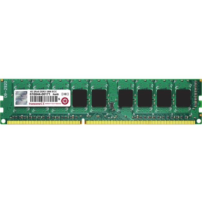 Transcend 4GB DDR3 1866 ECC-DIMM CL13 2Rx8 TS512MLK72V8N