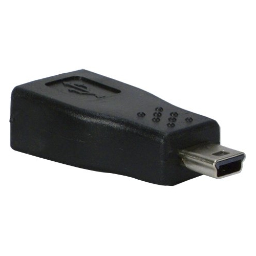 QVS Mini-USB Male to Micro-USB Female Adaptor CC2221C-MF