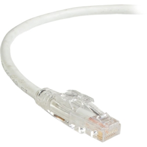Black Box GigaTrue 3 CAT6 550-MHz Lockable Patch Cable (UTP), White, 2-ft. (0.6-m) C6PC70-WH-02