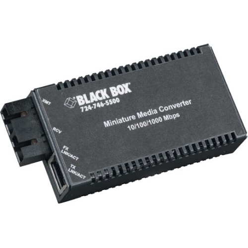 Black Box Miniature Media Converter 10/100/100 Mbps LGC120A-R2