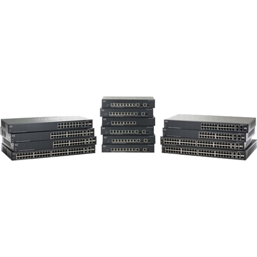 Cisco 24-Port 10/100 PoE+ Managed Switch w/Gig Uplinks SF300-24PP-K9-NA SF300-24PP