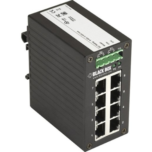 Black Box Hardened Gigabit Edge Switch, 8-Port LGH008A