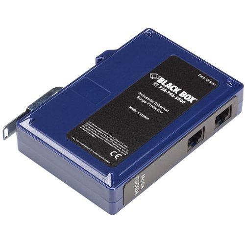 Black Box Industrial Ethernet Surge Protector, DIN Rail ICD300A