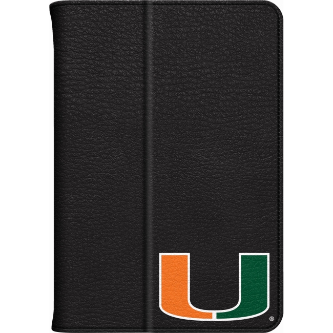Centon iPad Mini Leather Folio Case University of Miami IPADMLC-MIA