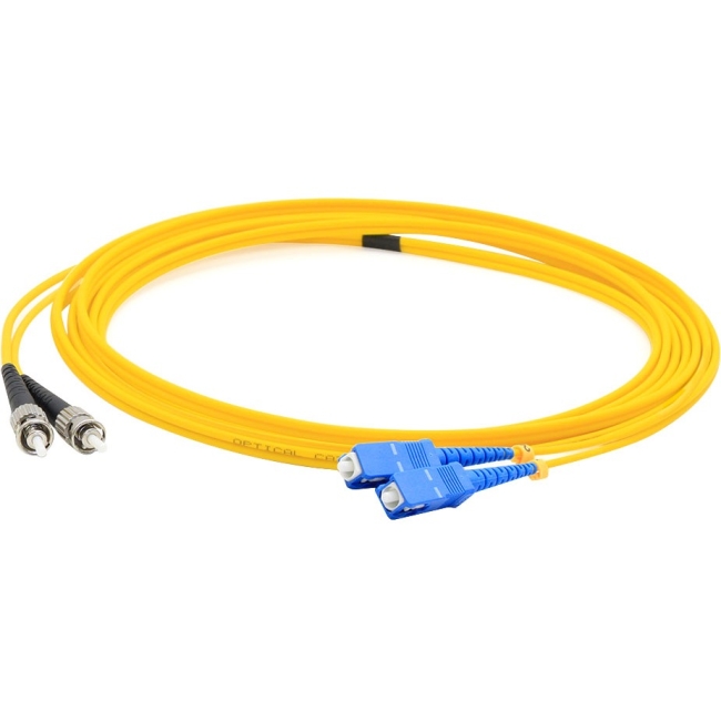 AddOn 3m Single-Mode fiber (SMF) Simplex ST/SC OS1 Yellow Patch Cable ADD-ST-SC-3MS9SMF
