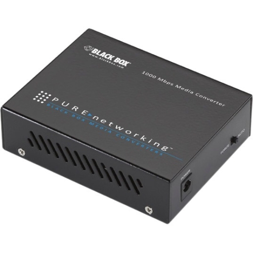 Black Box Pure Networking Gigabit Media Converter, Multimode, 850-nm, 0.5 km, SC LGC201A