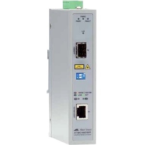 Allied Telesis 2-Port Gigabit Ethernet PoE+ Industrial Media Converter AT-IMC1000T/SFP-80 AT-IMC1000TP/SFP
