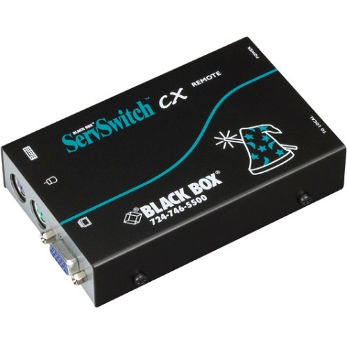 Black Box ServSwitch CX Remote Unit, PS/2 with Audio KV04A-REM