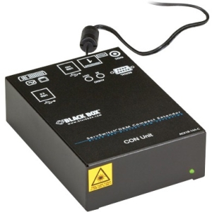 Black Box DKM FX Compact Receiver, Fiber, DVI, USB, Audio, RS-232, and USB 2.0 at 36 Mbps ACX1R