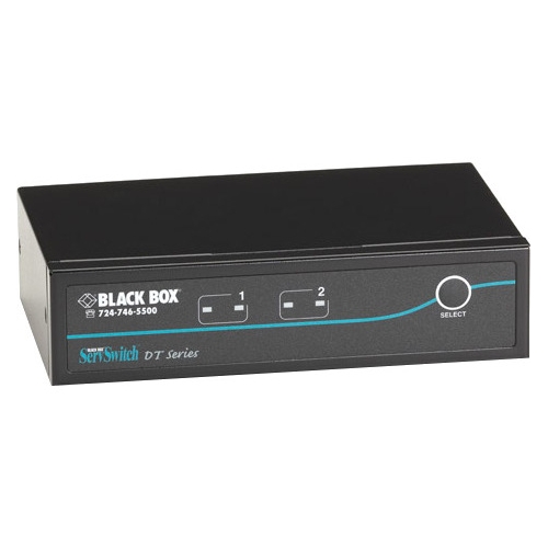 Black Box ServSwitch DT DVI 2-Port with Emulated USB Keyboard/Mouse KV9612A