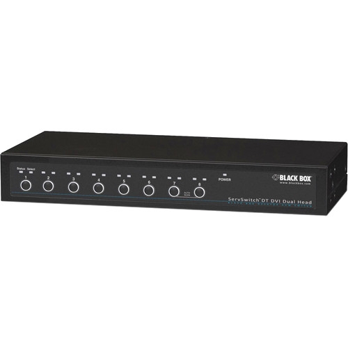 Black Box ServSwitch DT Dual-Head DVI USB, 8-Port KV9628A