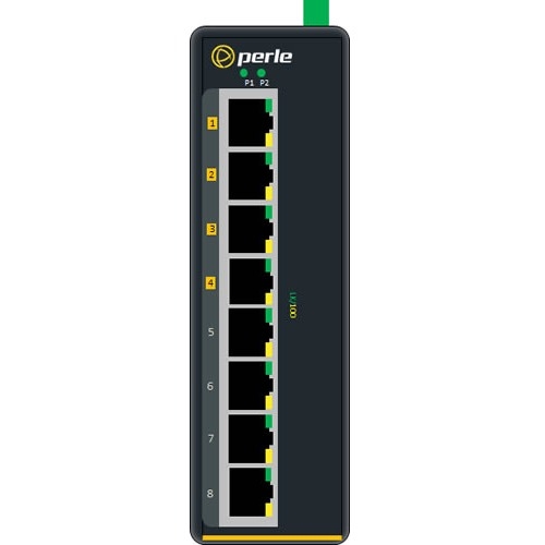 Perle Industrial Ethernet Switch with Power Over Ethernet 07011500 IDS-108FPP-XT