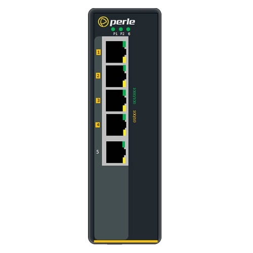 Perle Industrial Ethernet Switch with Power Over Ethernet 07011700 IDS-105GPP-M2SC2