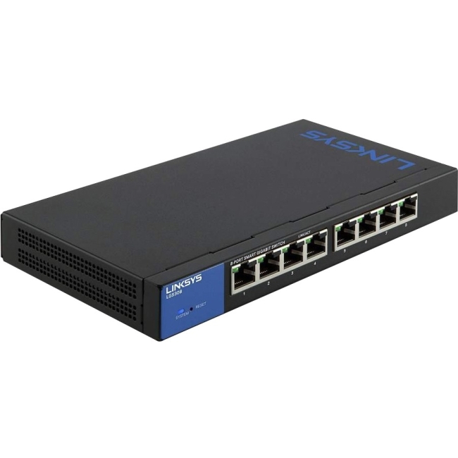 Linksys 8-Port Business Gigabit Smart Switch LGS308