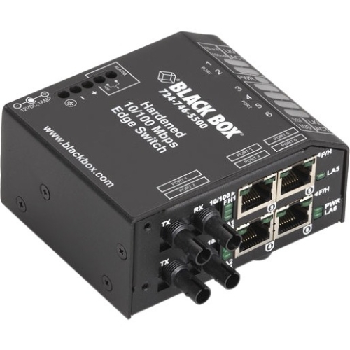 Black Box Hardened Heavy-Duty Edge Switch LBH240AE-H-ST