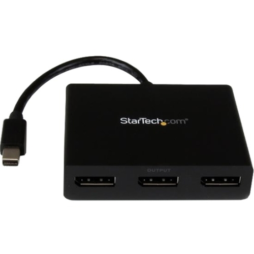 StarTech.com Mini DisplayPort 1.2 to Triple Head DisplayPort Multi Monitor MST Hub MSTMDP123DP
