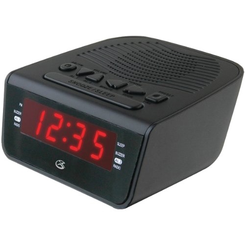 GPX Clock Radio with Dual Alarm C224B