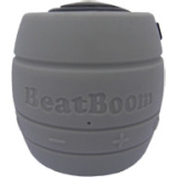 BeatBoom Portable Wireless Bluetooth Speaker with Built in Speakerphone -Silver/Black BB3000-SB