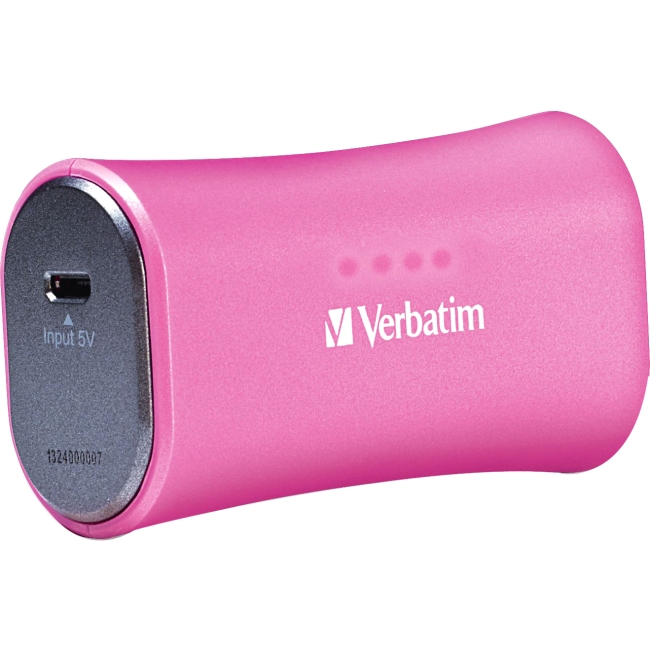 Verbatim Portable Power Pack (2200mAh) - Pink 98361