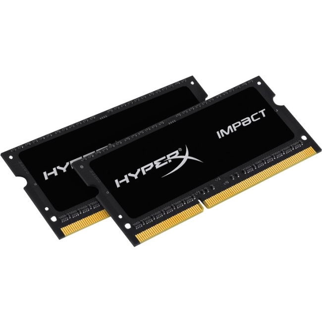 Kingston HyperX Impact SODIMM - 16GB Kit* (2x8GB) - DDR3L 1600MHz HX316LS9IBK2/16