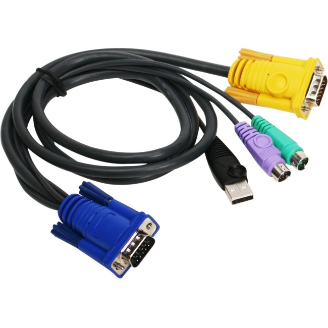 Iogear PS/2-USB KVM Cable - 6ft G2L5302UP