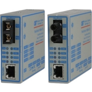 Omnitron Fast Ethernet Fiber to Copper Media Converter 4353-11 4353-1x