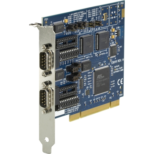 Black Box RS-232/422/485 PCI Card, 2-Port, 16550 UART IC133C-R2