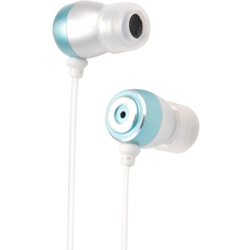 Inland Products SecureFit Metallic iBuds - Blue 87105