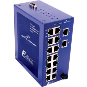 B+B Ethernet Managed Switch, 16-Port, 10/100Base-TX, Wide Temperature ESW516-T