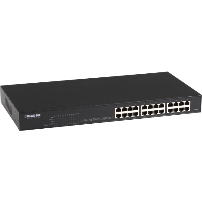 Black Box Unmanaged Gigabit Switch, 24-Port LGB424A