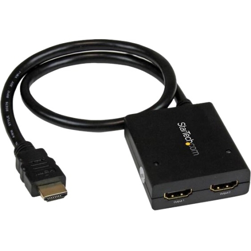 StarTech.com 2-Port HDMI Splitter with USB Power-4K ST122HD4KU