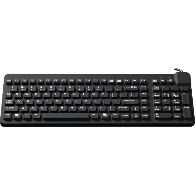 Man & Machine Premium Full Size Waterproof Disinfectable Keyboard RCLP/MAG/B5-LT