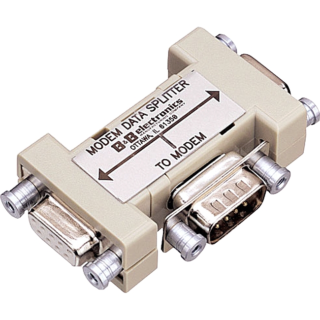 B+B 9-Pin RS232 Modem Data Splitter 9PMDS