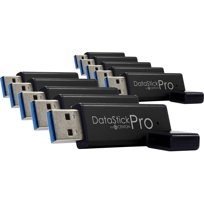 Centon MP ValuePack USB 3.0 Pro (Black) , 64GB x 10 S1-U3P6-64G-10B
