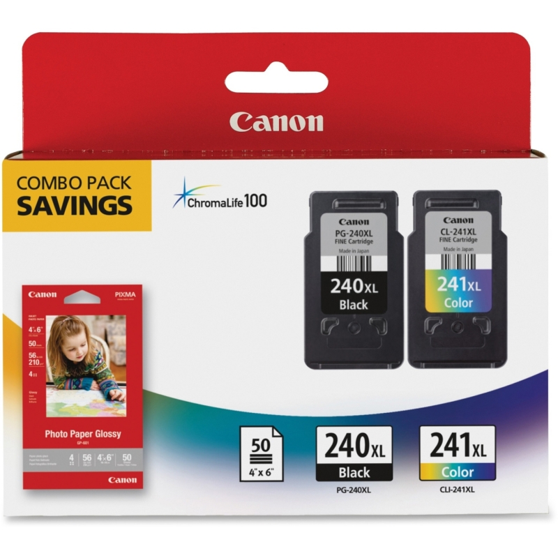 Canon Combo Pack 240XCL241XL CNM240XCL241XL PG-240XL/CL-241XL/GP-502